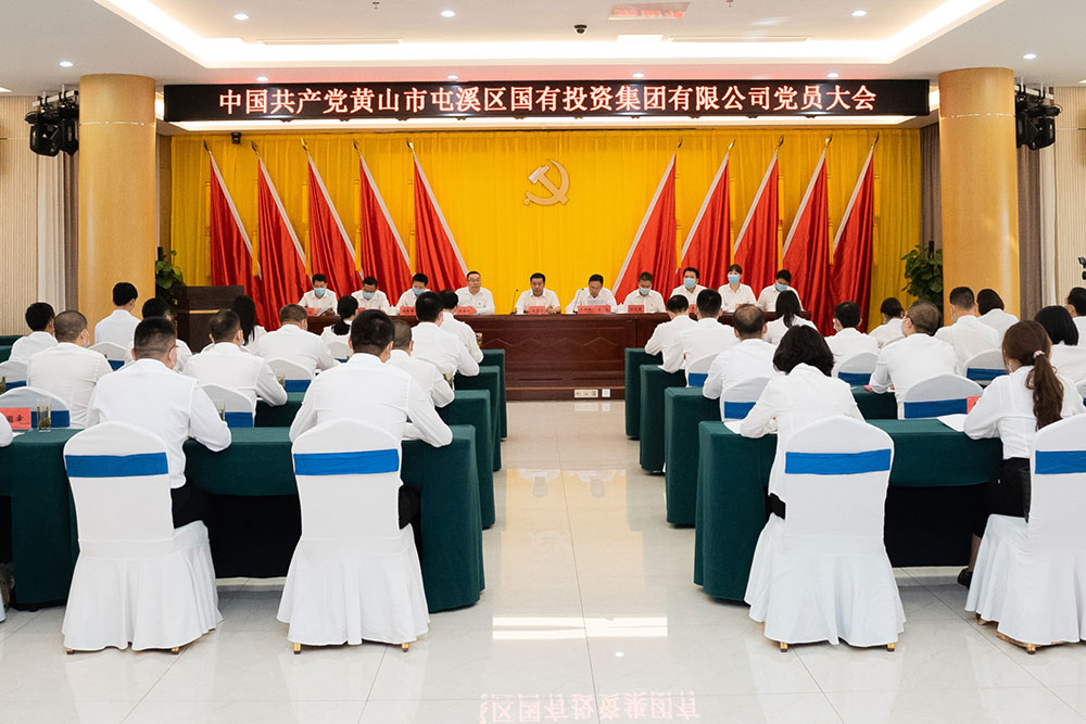 屯溪區(qū)國投集團(tuán)召開黨員大會暨第一屆黨委、紀(jì)委選舉大會